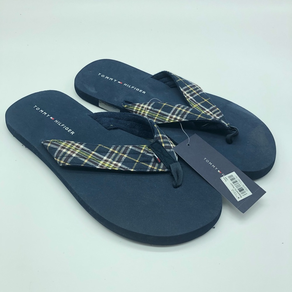 Men Tommy Hilfiger Thong Slide Sandals Vintage